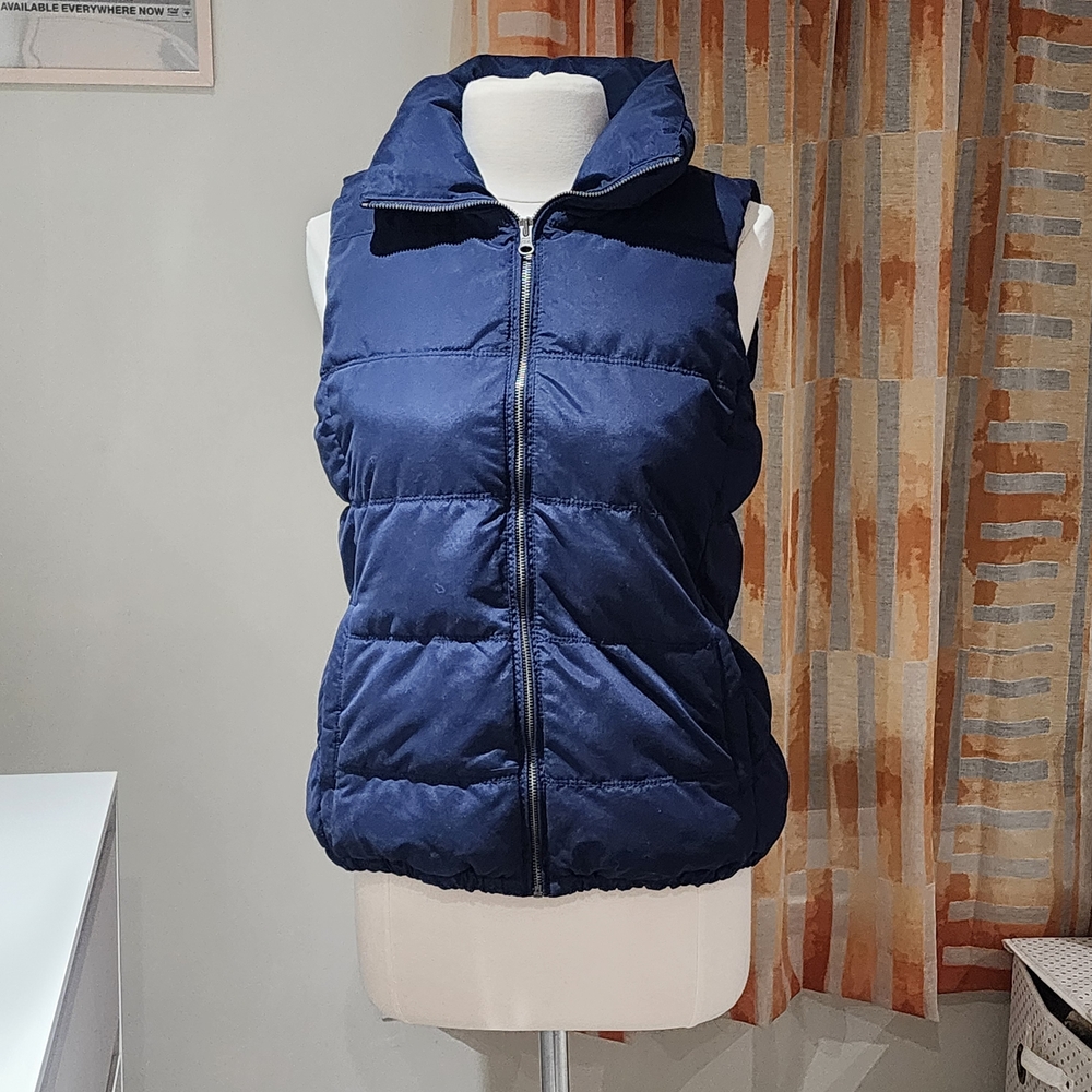 Old Navy Dark Blue Puffer Vest